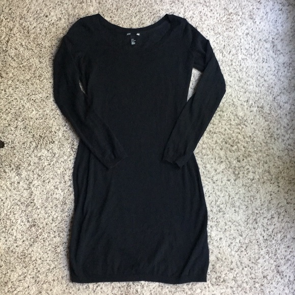 H&M Dresses & Skirts - Black H&M Sweater Dress
